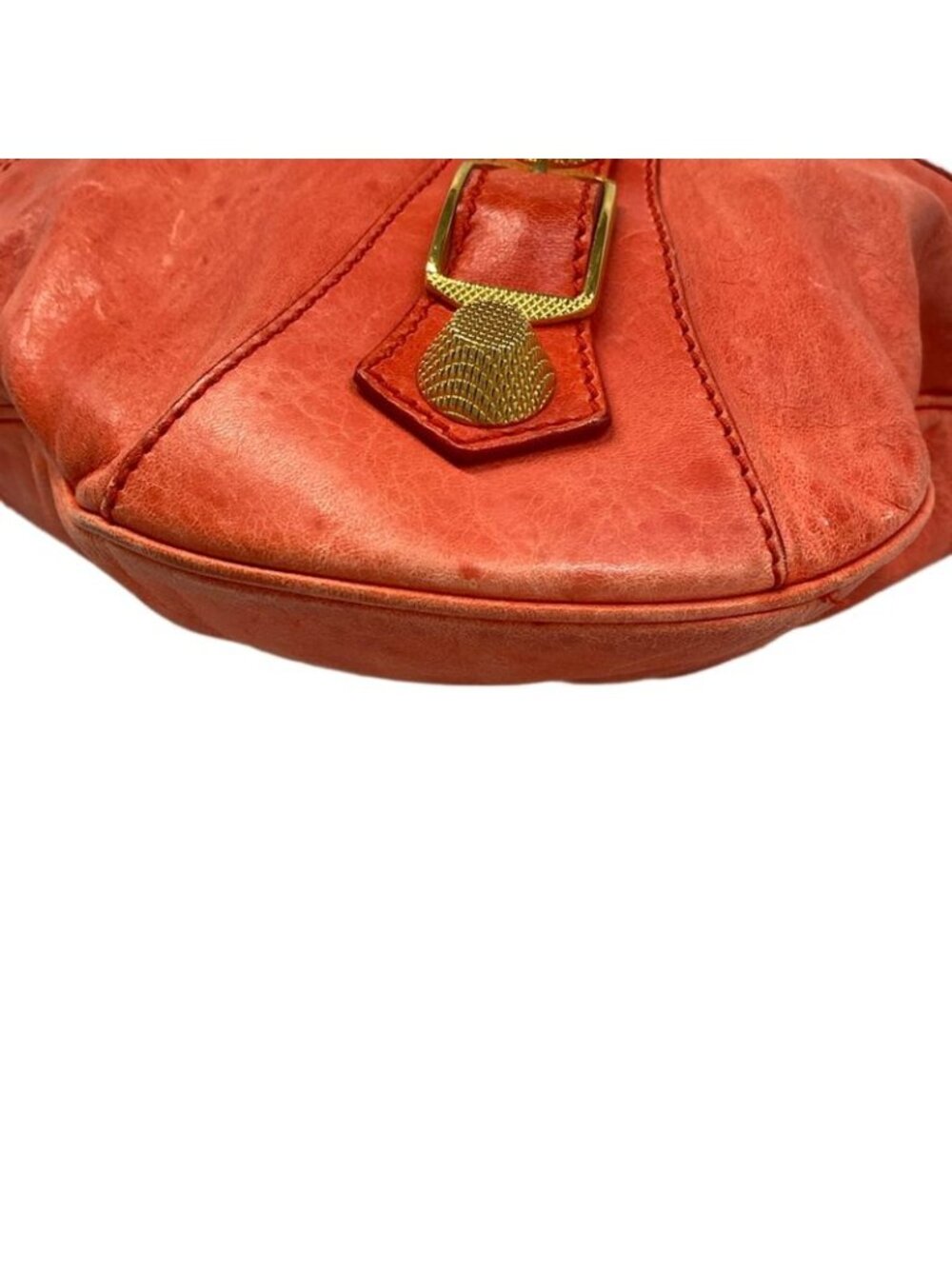 Balenciaga Shoulder Bag Editor's the Giant Slim Red Leather - Picture 6 of 15